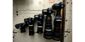 macchine fotografiche usate sulla ISS